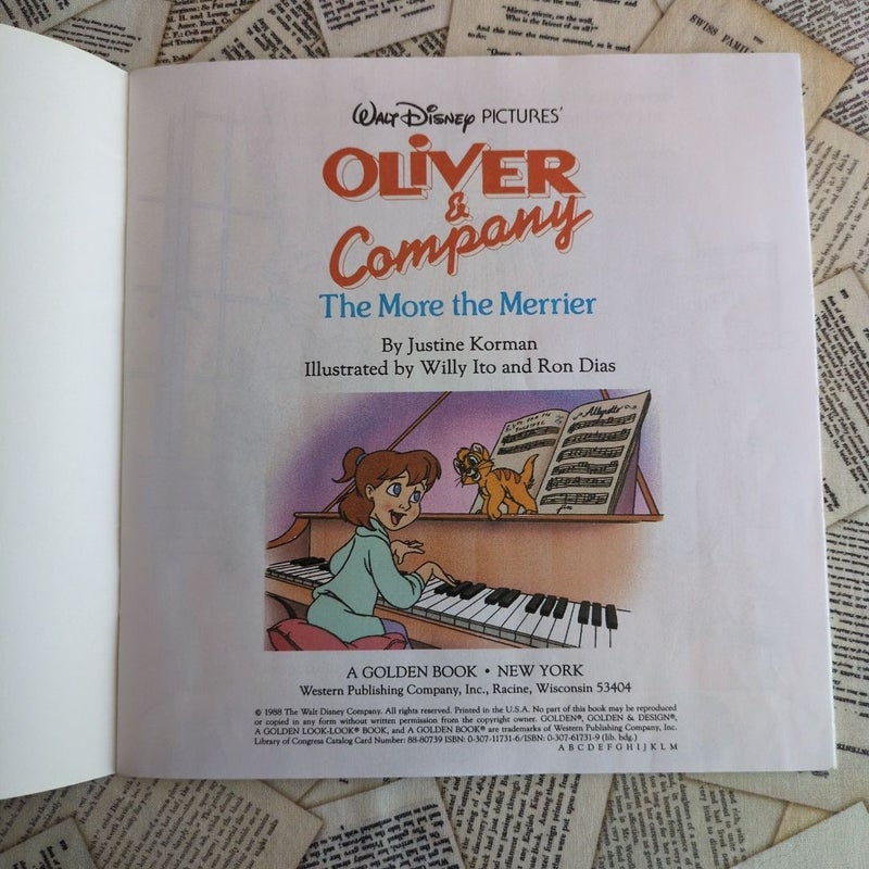 Disney's Oliver and Company: The More the Merrier