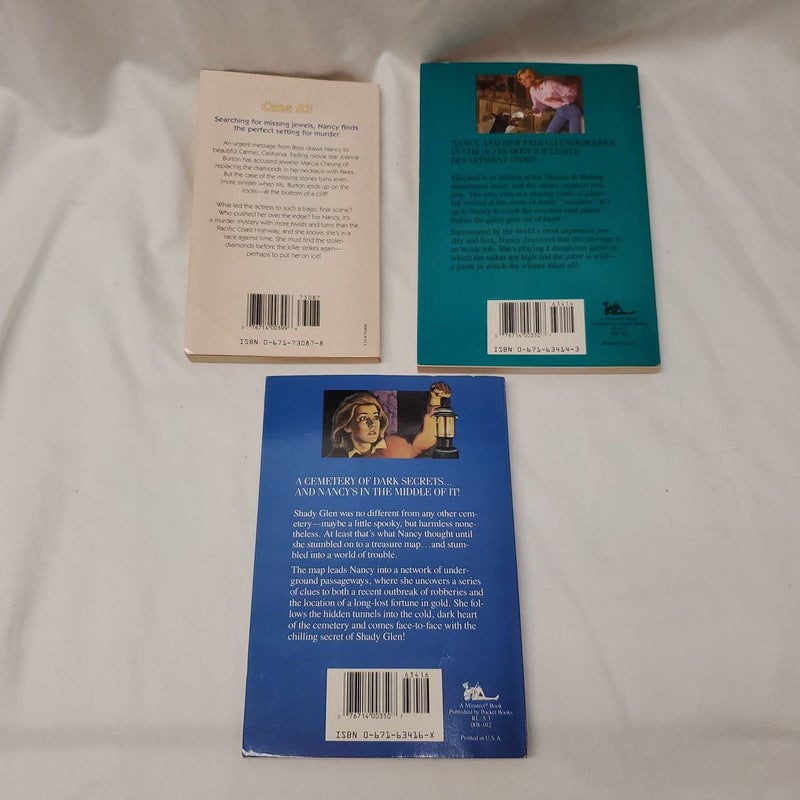 Vintage Nancy Drew six book bundle 