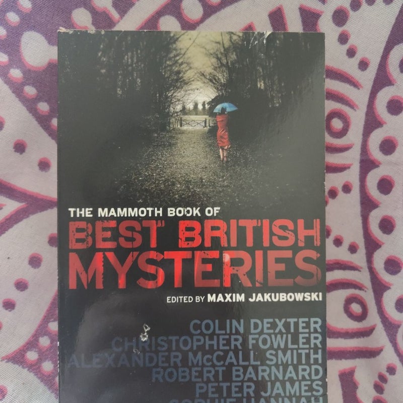 The mammoth book of british mysteries 