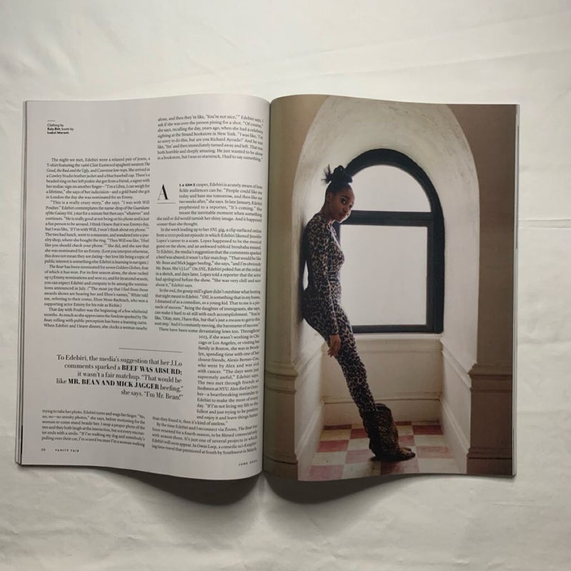 Vanity Fair Ayo Edebiri “Wins It All” Issue June 2024 Magazine