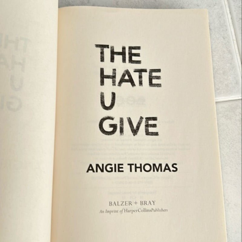 The Hate U Give