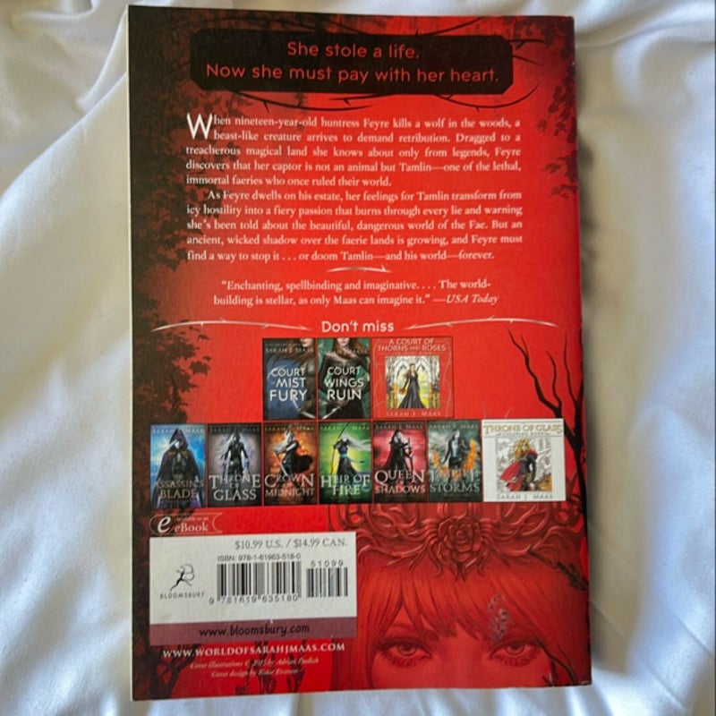 A Court of Thorns and Roses Original Cover Art