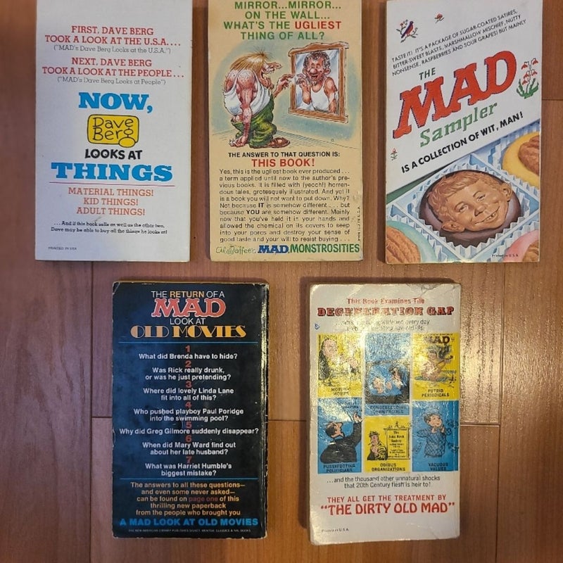 Vintage MAD Magazine Paperbacks from the 1970's