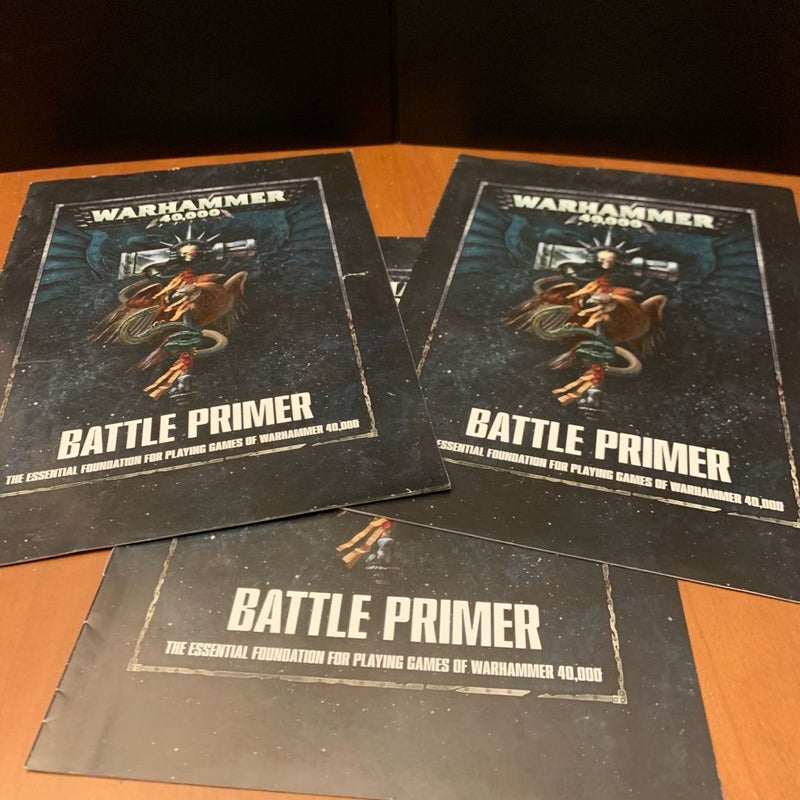 Warhammer 40k Starter Lot: Core Book, Know No Fear, Prophecy of the Wolf, The Edge of Silence, Battle Primers, First Missions