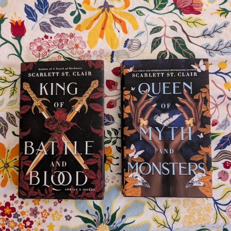 King of Battle and Blood & Queen of Myth and Monsters (Signed!)