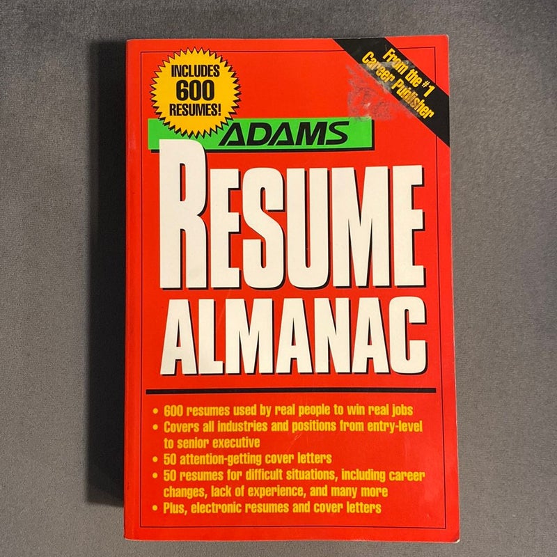 Adams Resume Almanac