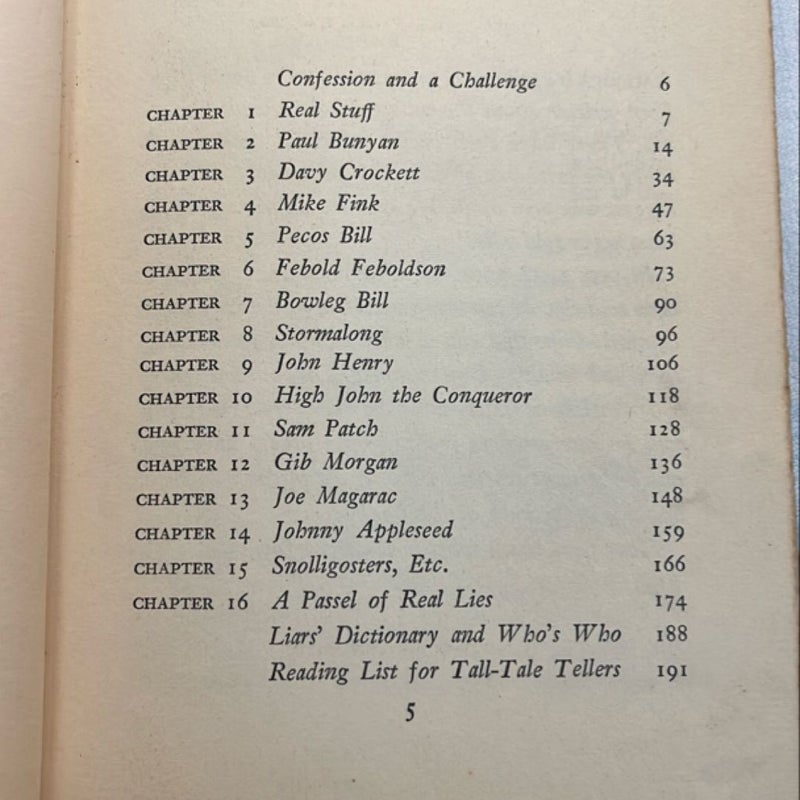 The Real Book of American Tall Tales