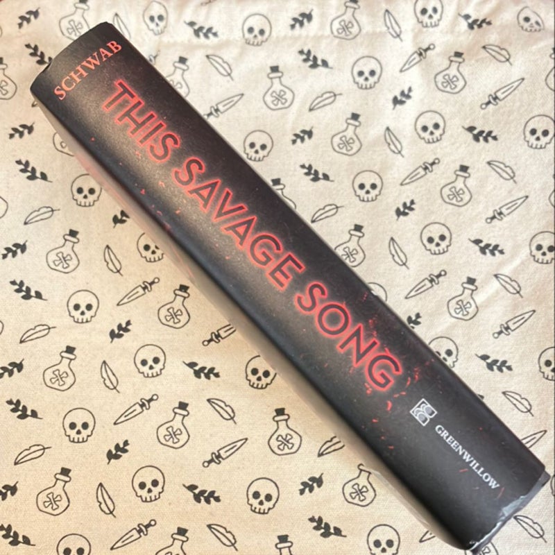 This Savage Song * 1st edition *