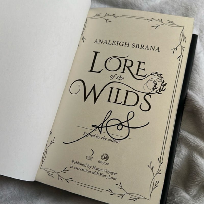 Lore of the Wilds - Signed Exclusive FairyLoot Edition
