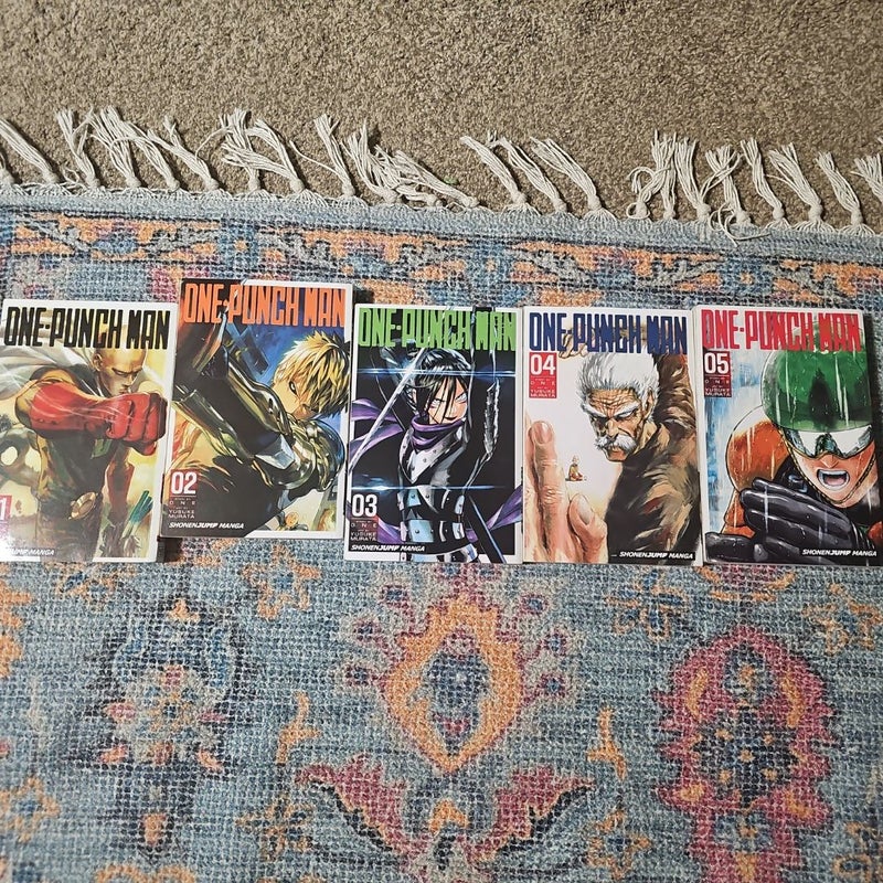 One-Punch Man, Vol. 1,2,3,4,5