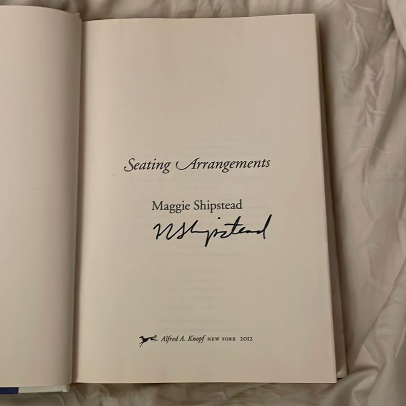 Seating Arrangements (signed copy)