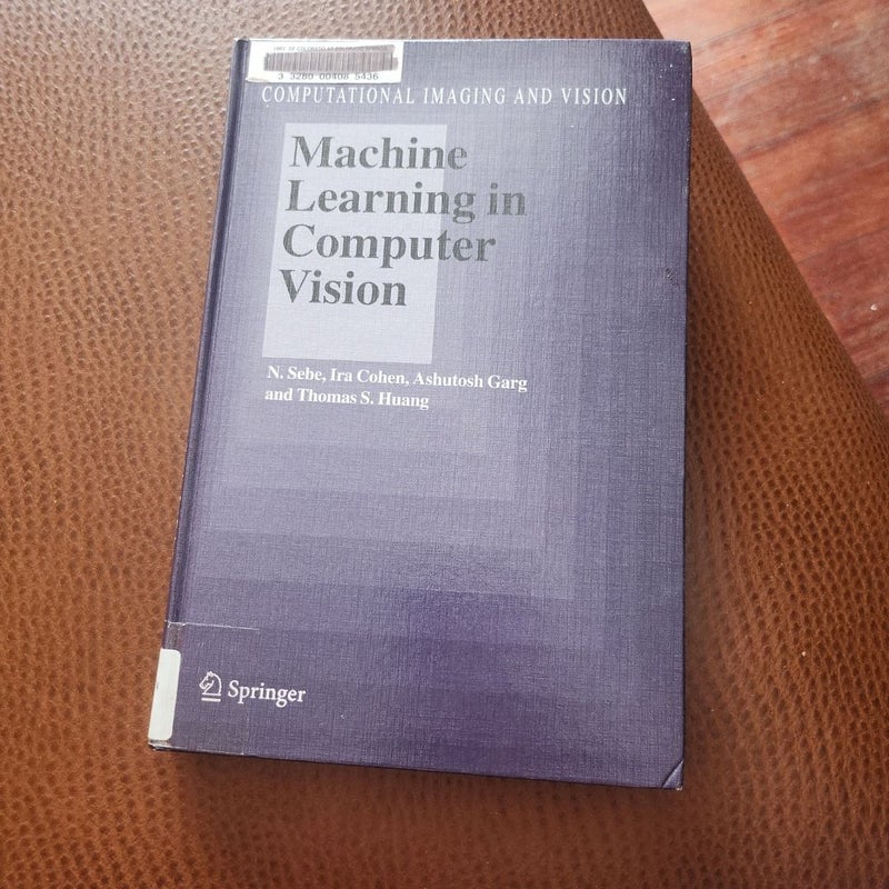 Machine Learning in Computer Vision by Nicu Sebe, Ira Cohen, Ashutosh ...
