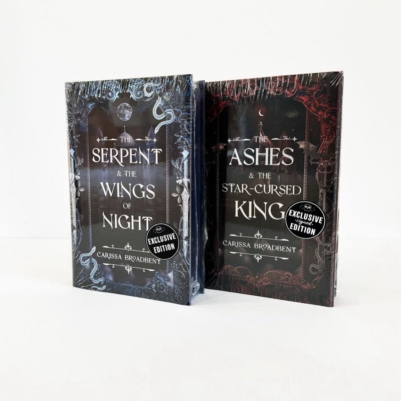 The Serpent and the Wings of Night and The Ashes and the Star-Cursed King (SIGNED Owlcrate Exclusive Editions)