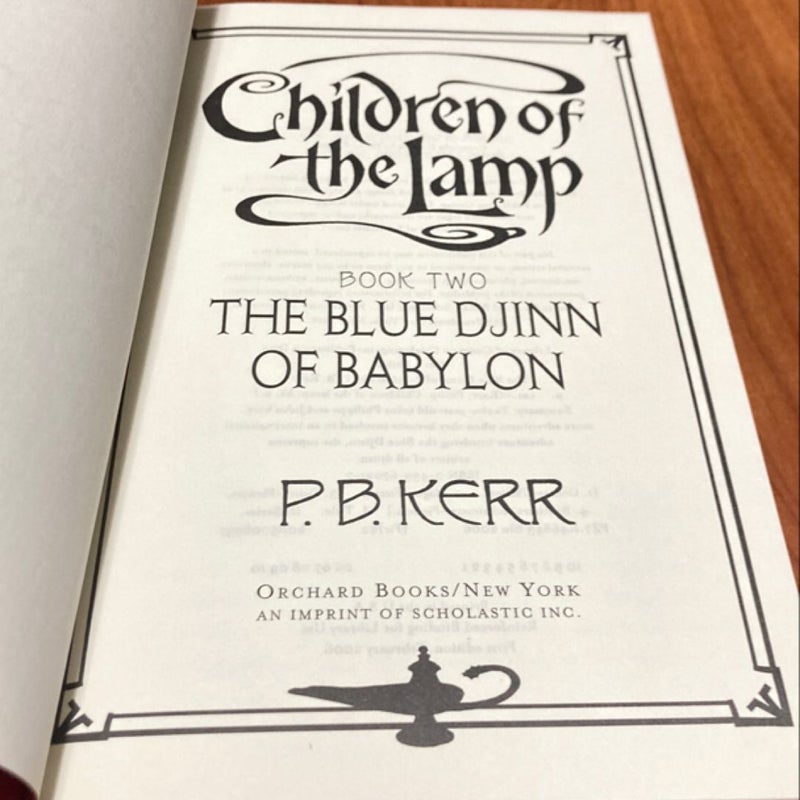 The Blue Djinn of Babylon