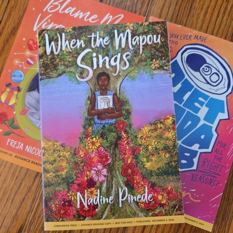 TEMPORARY (3 aRCs new) Blame my Virgo Moon, When The Mapou Sings, Diet Soda Club 