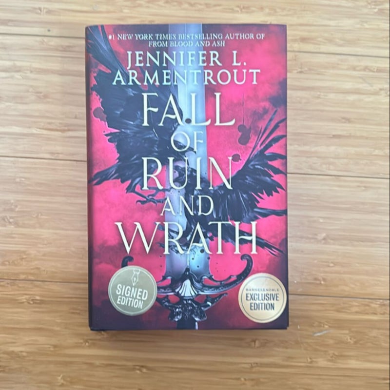 Fall of Ruin and Wrath SIGNED 