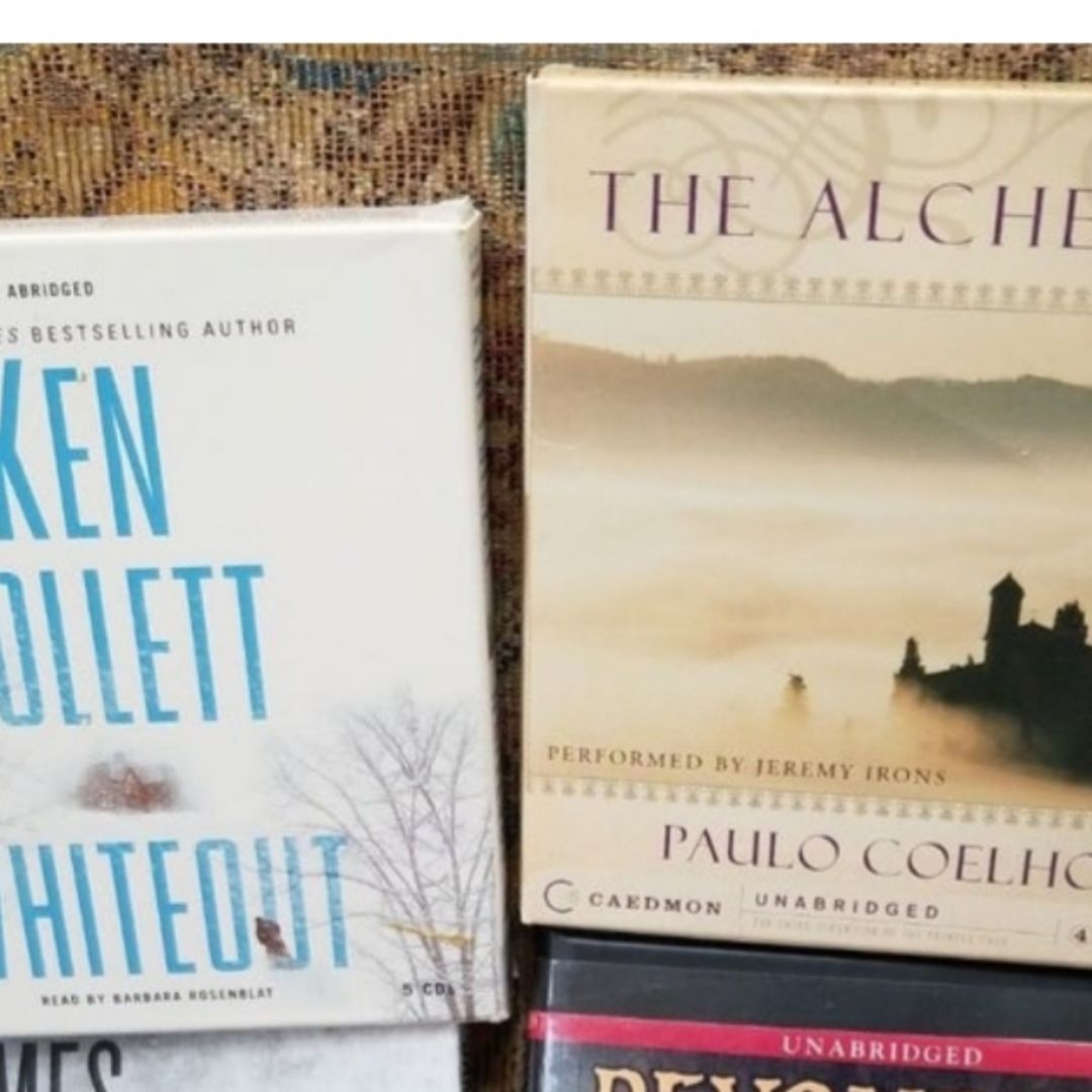 🎧 The Alchemist CD, Whiteout - bundle of 2 audiobooks on cds