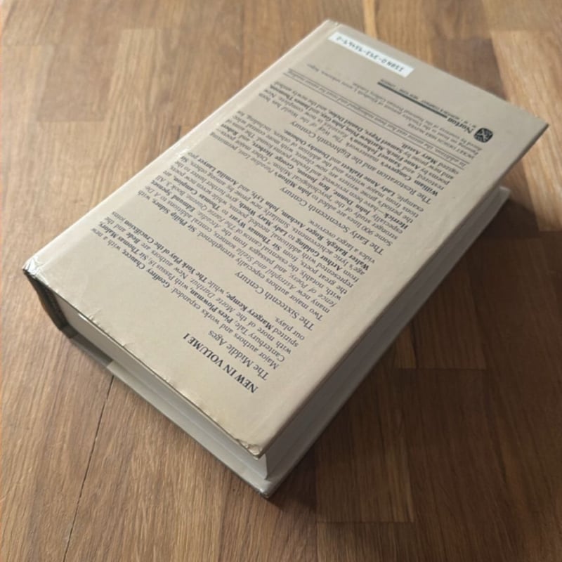 Norton Anthology of English Literature, the Major Authors, 10th Edition, Volume A