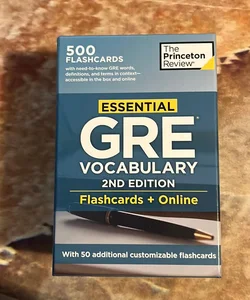 Essential GRE Vocabulary, 2nd Edition: Flashcards + Online