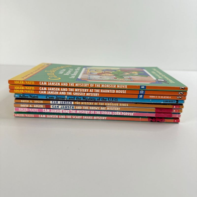 Cam Jansen book bundle, 8 books