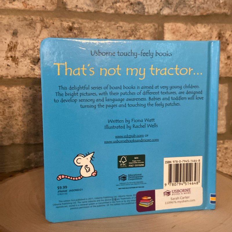 That’s Not My Tractor 