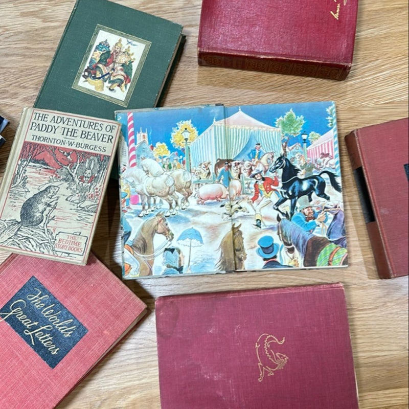 Vintage/antique book lot