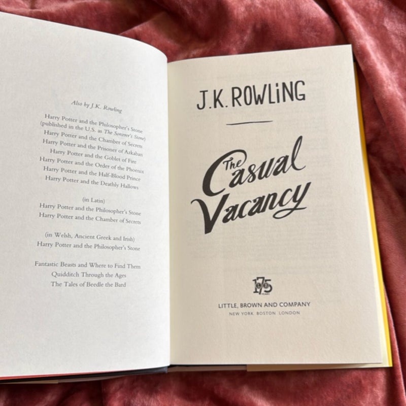 The Casual Vacancy