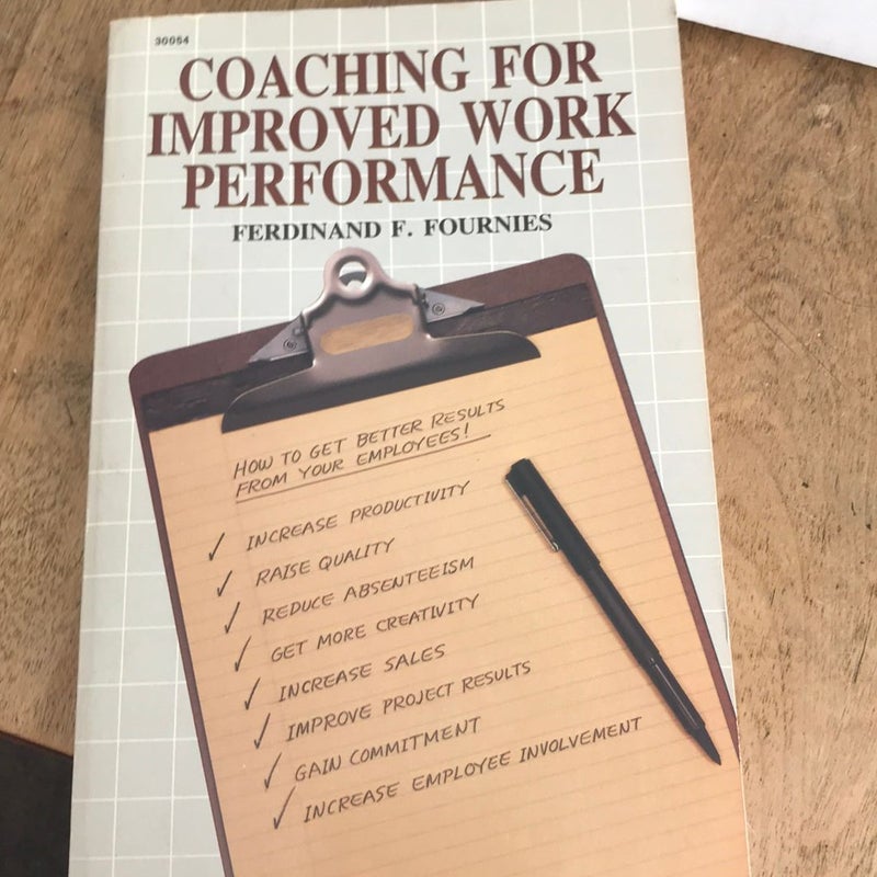 Coaching for Improved Work Performance