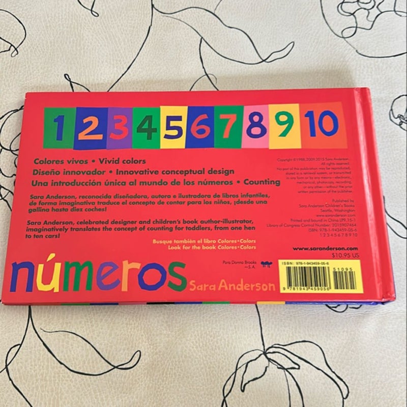 Números/ Numbers (Bilingual/ English-Spanish Board Book)