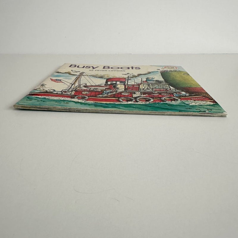 Vintage 1977 Busy Boats