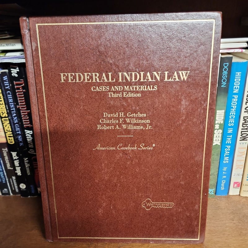 Cases on Federal Indian Law