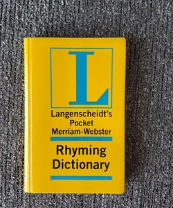 Merriam-Webster Pocket Rhyming Dictionary