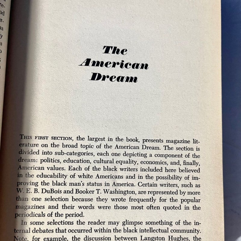 The Black Man and the American Dream 1971