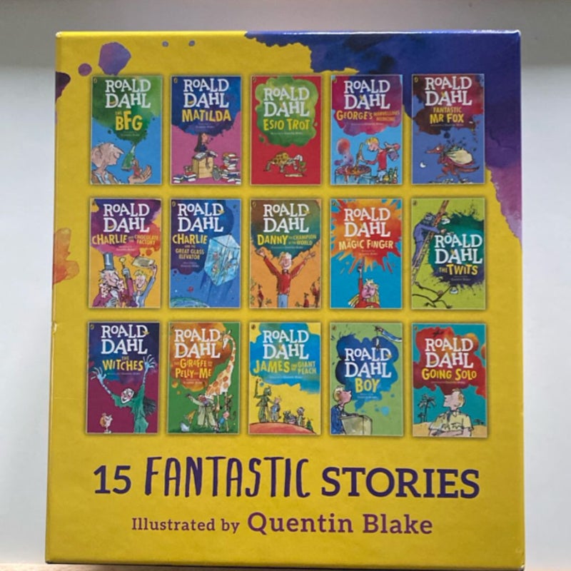 Roald Dahl 15-Book Boxed Set-PROP-RMS