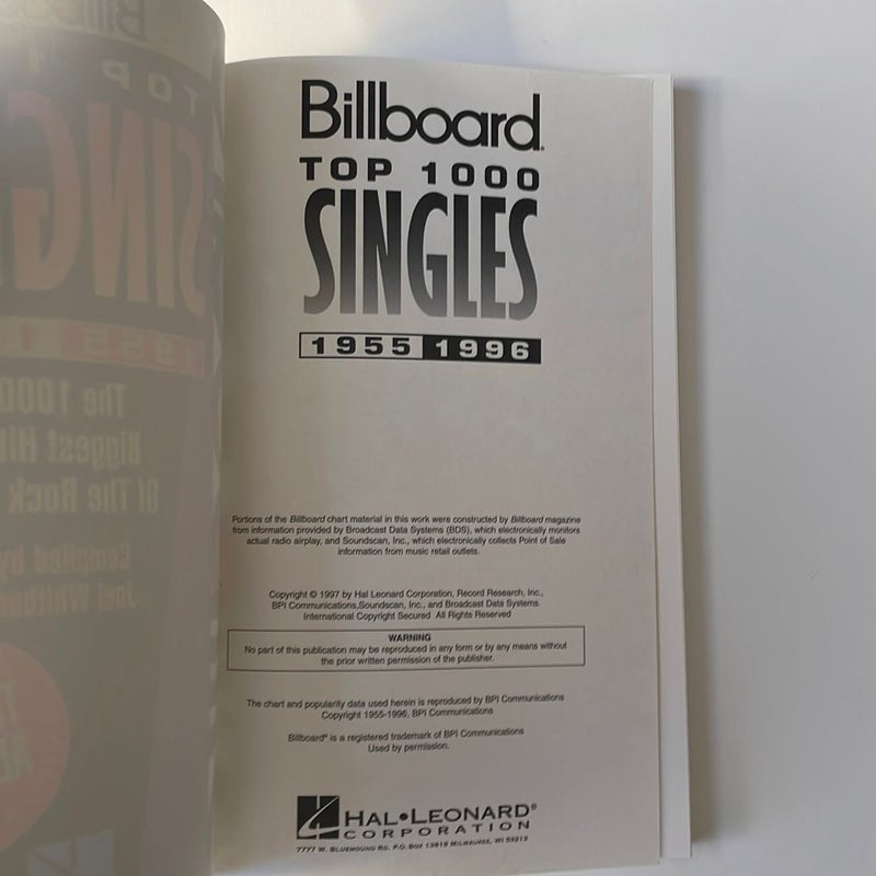 Billboard Top 1000 Singles 1955-1996