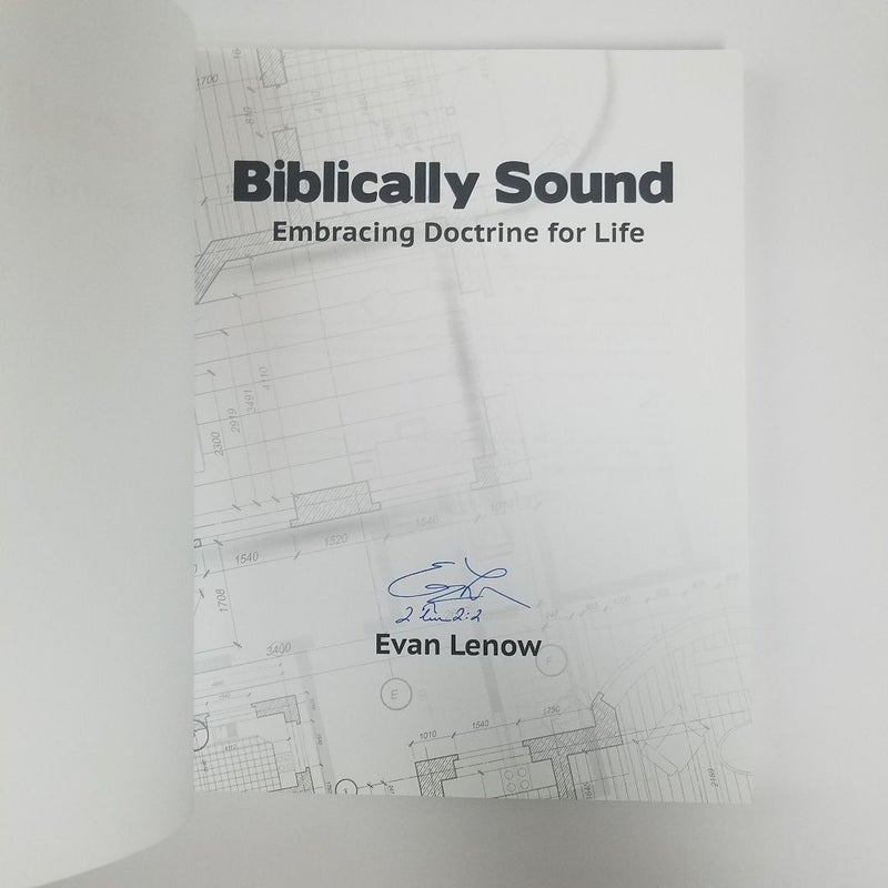 Biblically Correct & Biblically Sound FIRST EDITION SIGNED BY THE AUTHOR