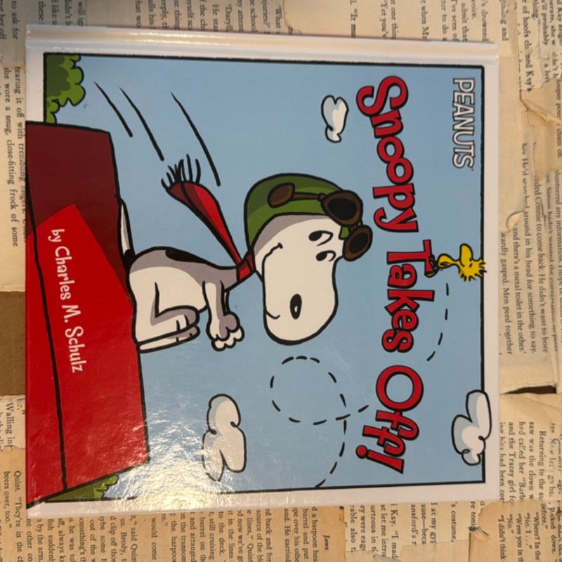 Snoopy Takes off