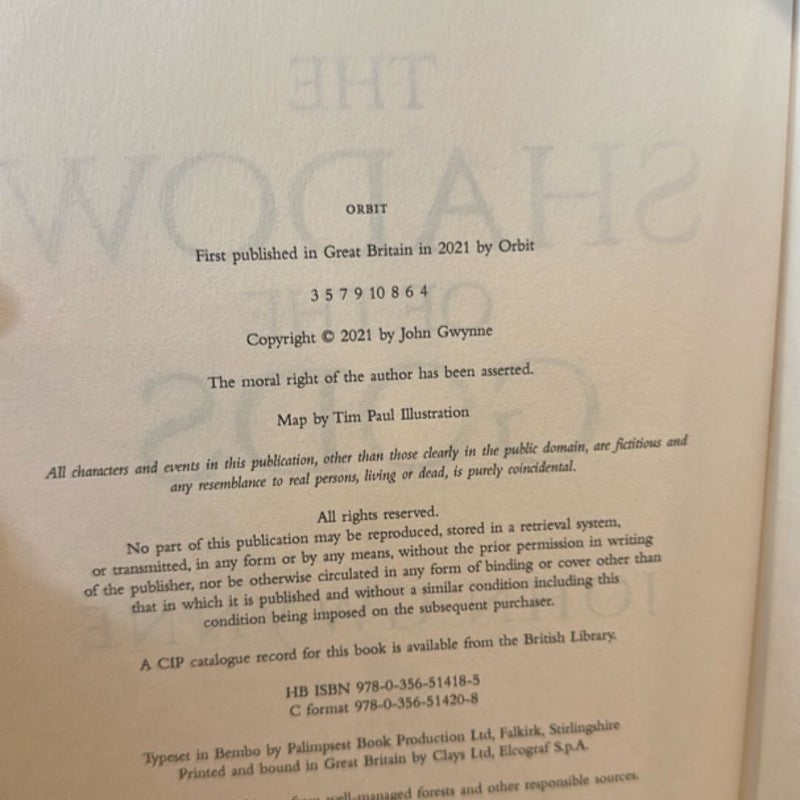 The Bloodsworn Saga First Editions (The Shadow of the Gods, The Hunger of the Gods, SIGNED The Fury of the Gods)