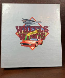 WHEELS AND WINGS Binder with 186 transportation cards by Field Publications 1988