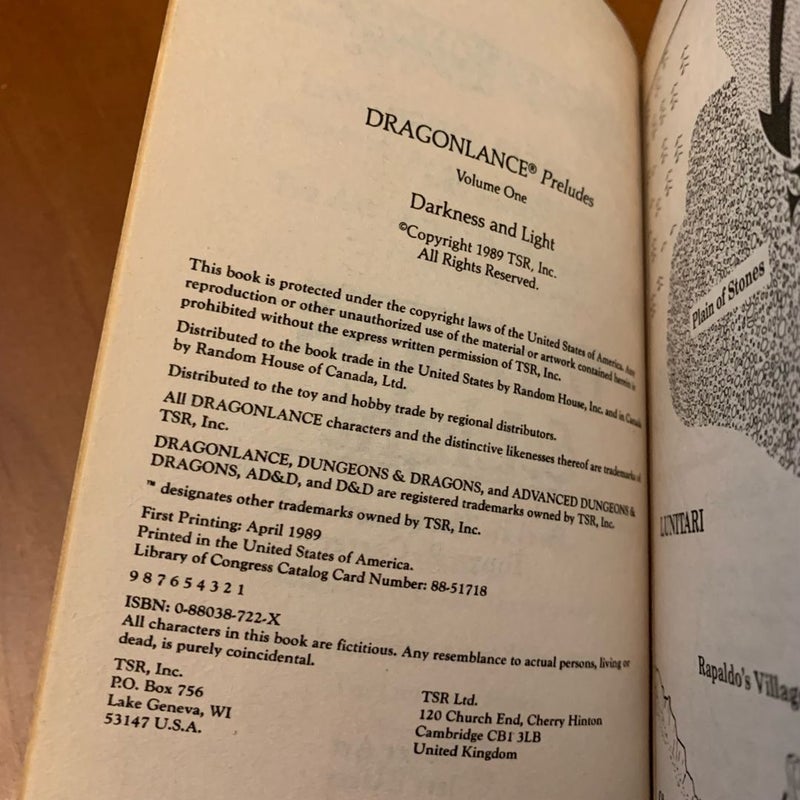 DragonLance: Heroes I & Preludes I Trilogies: Legend of Huma, Stormblade, Weasel’s Luck, Darkness & Light, Kendermore, Brothers Majere, All First Edition First Printing