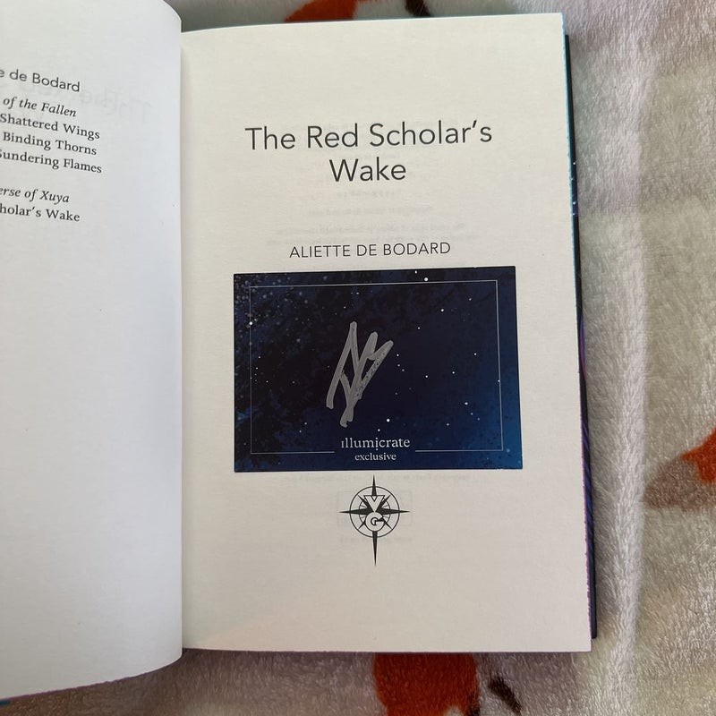 The Res Scholar’s Wake - Illumicrate edition SIGNED BOOKPLATE 