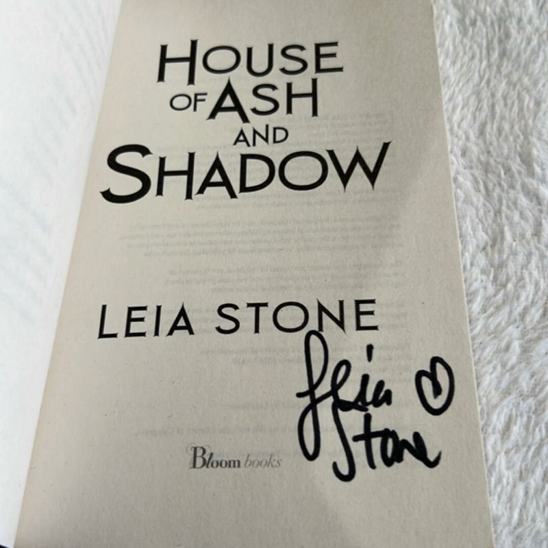 House of Ash and Shadow SIGNED