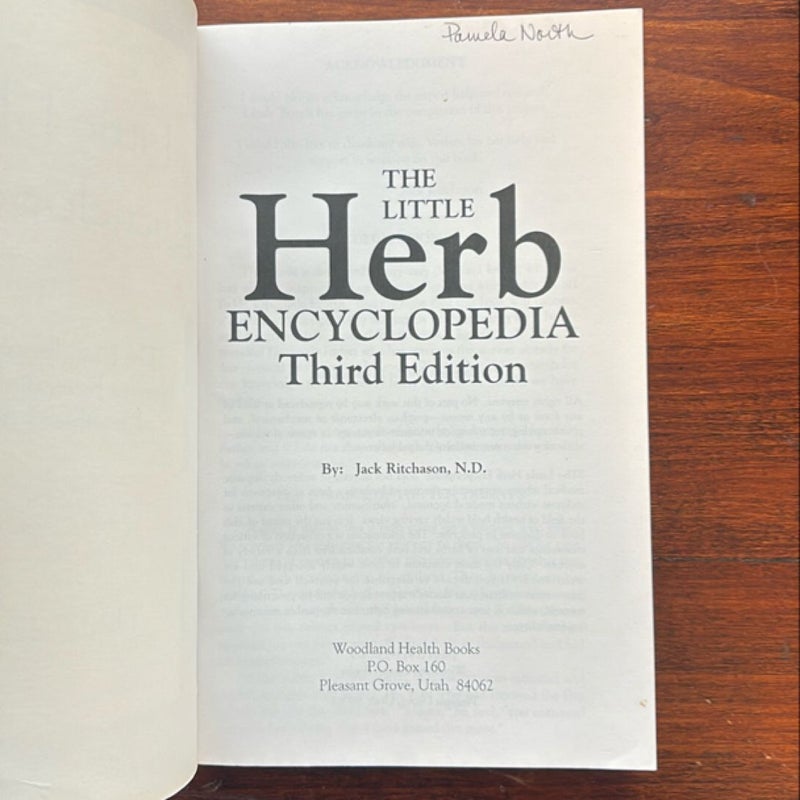 The Little Herb Encyclopedia 