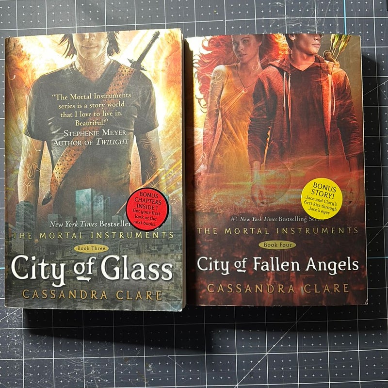 City of Glass Book and City of Fallen Angels