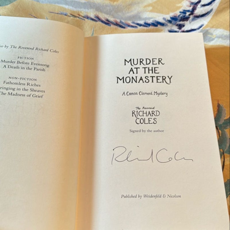 Murder at the Monastery - Signed