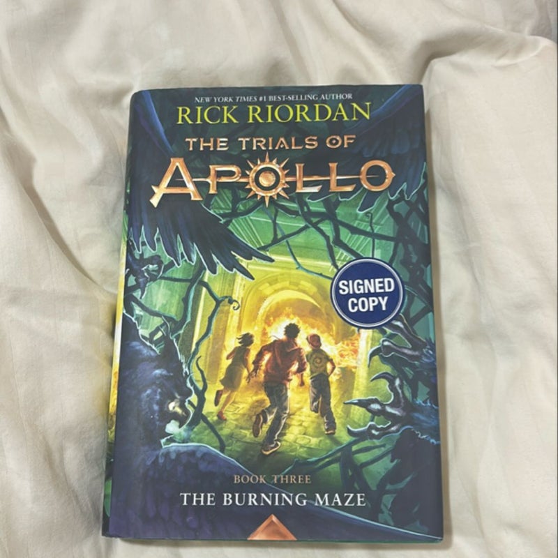 The Burning Maze SIGNED