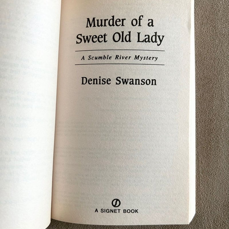 Murder of a Sweet Old Lady