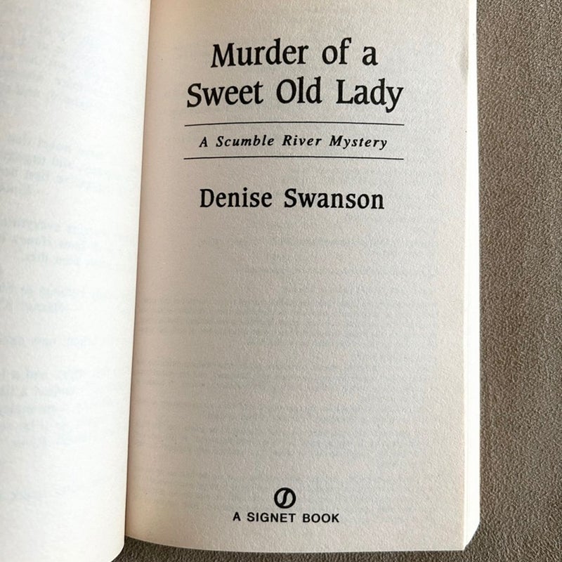 Murder of a Sweet Old Lady  1282