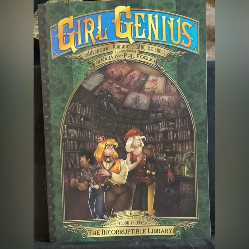 Girl Genius  The incorruptible  library  book 3