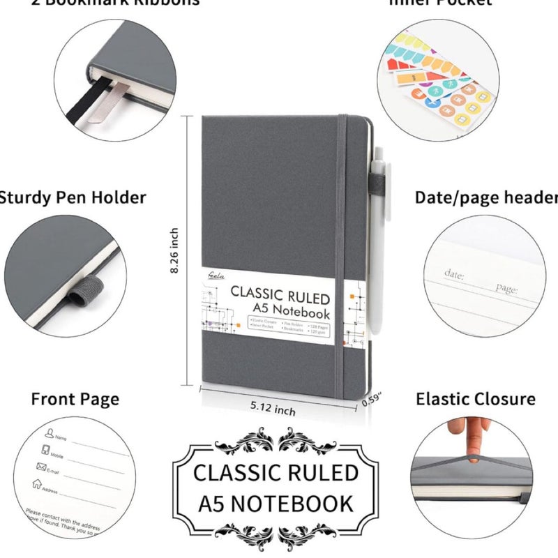 Classic Ruled A5 Notebook Journal